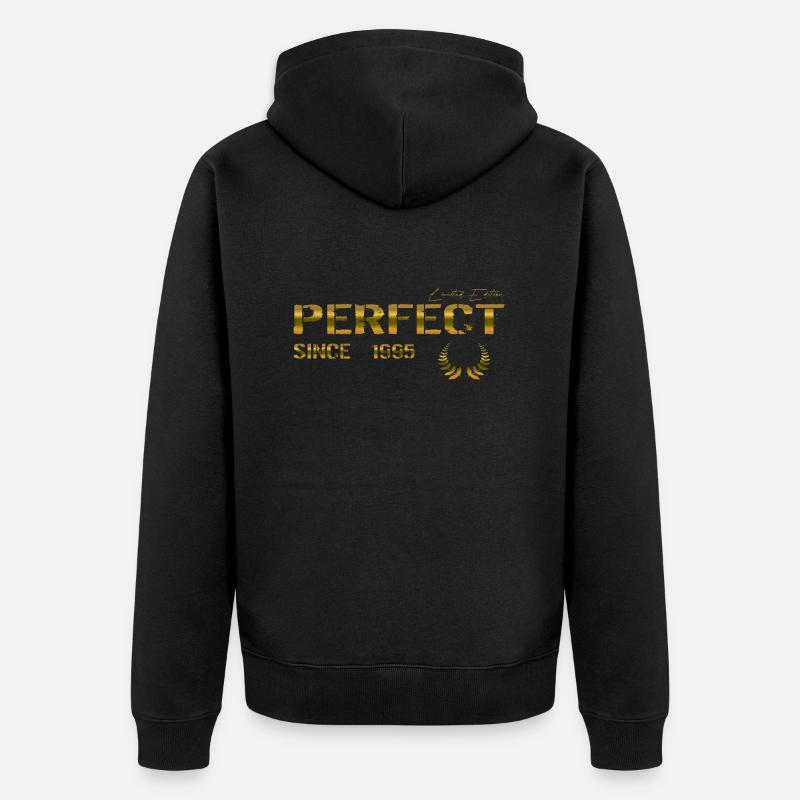 Parfait depuis 1995 - Veste à capuche bio Premium Unisexe - noir
