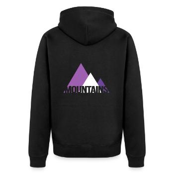 randonnée aventure randonnée montagne randonnée montagne - Veste à capuche bio Premium Unisexe - noir - Dos - Nico (187cm)