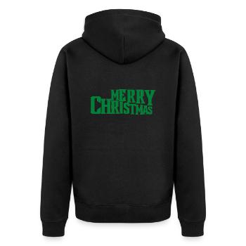 Merry christmas - Veste à capuche bio Premium Unisexe - noir - Dos - Nico (187cm)