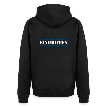 VECTEUR d’Eindhoven - Veste à capuche bio Premium Unisexe - noir - Dos - Nico (187cm)