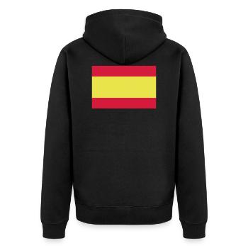 Espagne - Veste à capuche bio Premium Unisexe - noir - Dos - Nico (187cm)