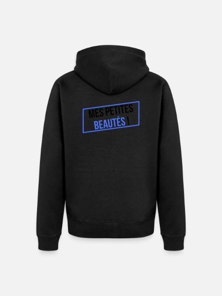 MES PETITES BEAUTÉS ! - Veste à capuche bio Premium Unisexe - noir