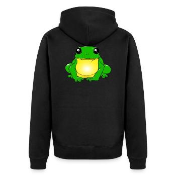 Frosch - Veste à capuche bio Premium Unisexe - noir - Dos - Nico (187cm)