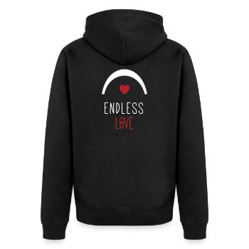 Endless Love Music Chorale Chanteur Chorale Musicienne - Veste à capuche bio Premium Unisexe - noir - Dos - Nico (187cm)