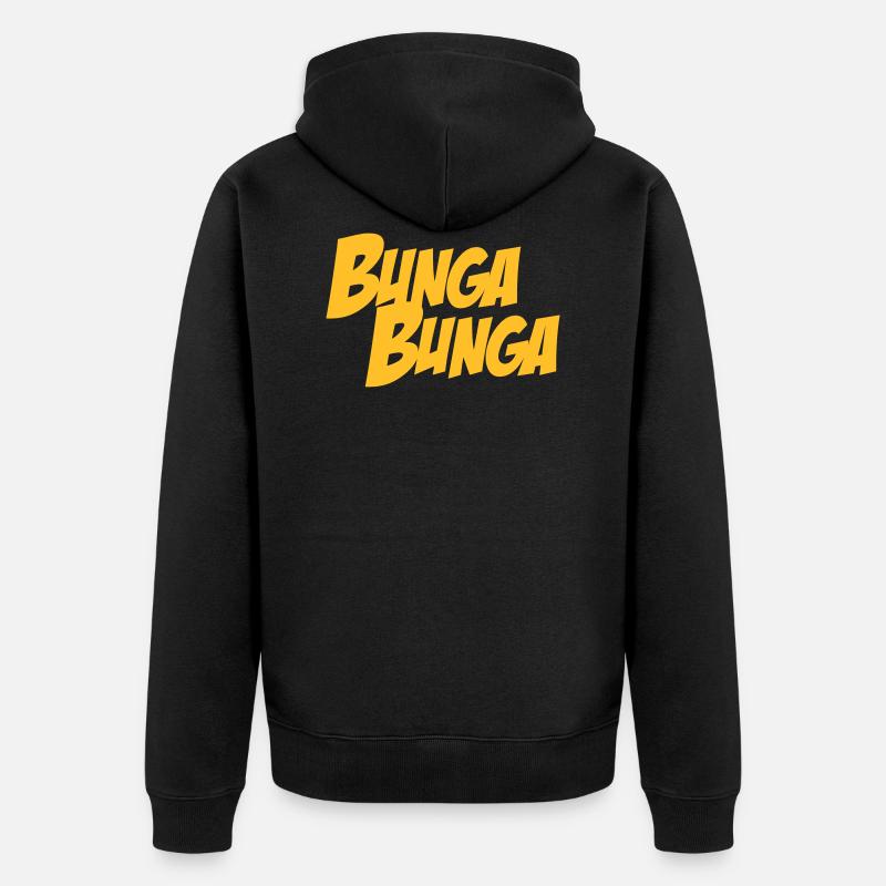 Bungabunga - Veste à capuche bio Premium Unisexe - noir