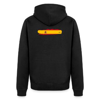 Espagne - Veste à capuche bio Premium Unisexe - noir - Dos - Nico (187cm)