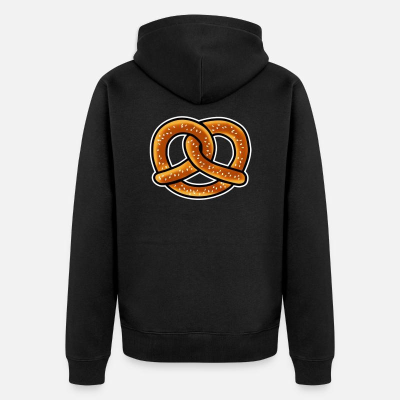Bretzel Bavière - Veste à capuche bio Premium Unisexe - noir