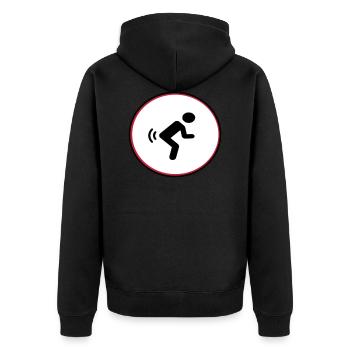 Pet - Veste à capuche bio Premium Unisexe - noir - Dos - Nico (187cm)