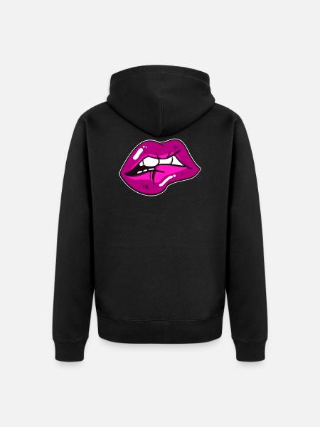 Lippe - Unisex Premium Bio Zip Hoodie - Schwarz