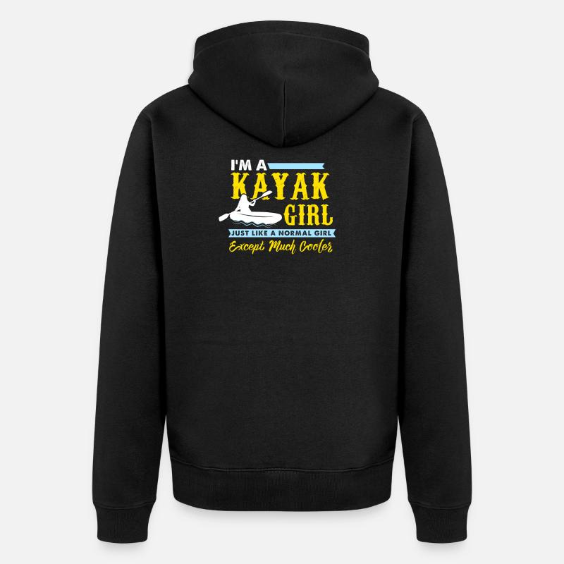 Kajak - Veste à capuche bio Premium Unisexe - noir