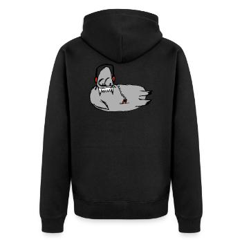 morse - Veste à capuche bio Premium Unisexe - noir - Dos - Nico (187cm)