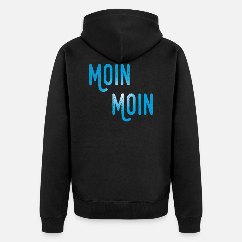 Moin Moin - Veste à capuche bio Premium Unisexe - noir