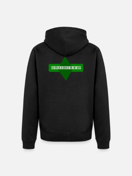 Bremen - Unisex Premium Organic Zip Hoodie - black