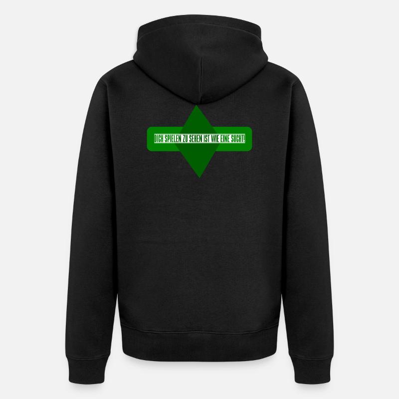 Brême - Veste à capuche bio Premium Unisexe - noir