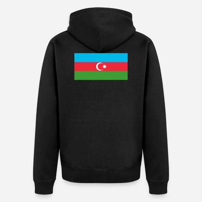 azerbaycan - Veste à capuche bio Premium Unisexe - noir
