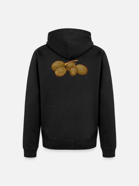 Câpres câpres - Veste à capuche bio Premium Unisexe - noir