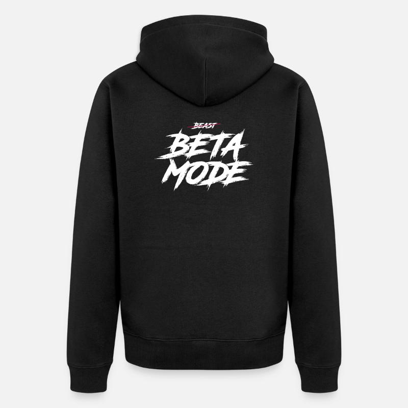 Mode bêta - Veste à capuche bio Premium Unisexe - noir