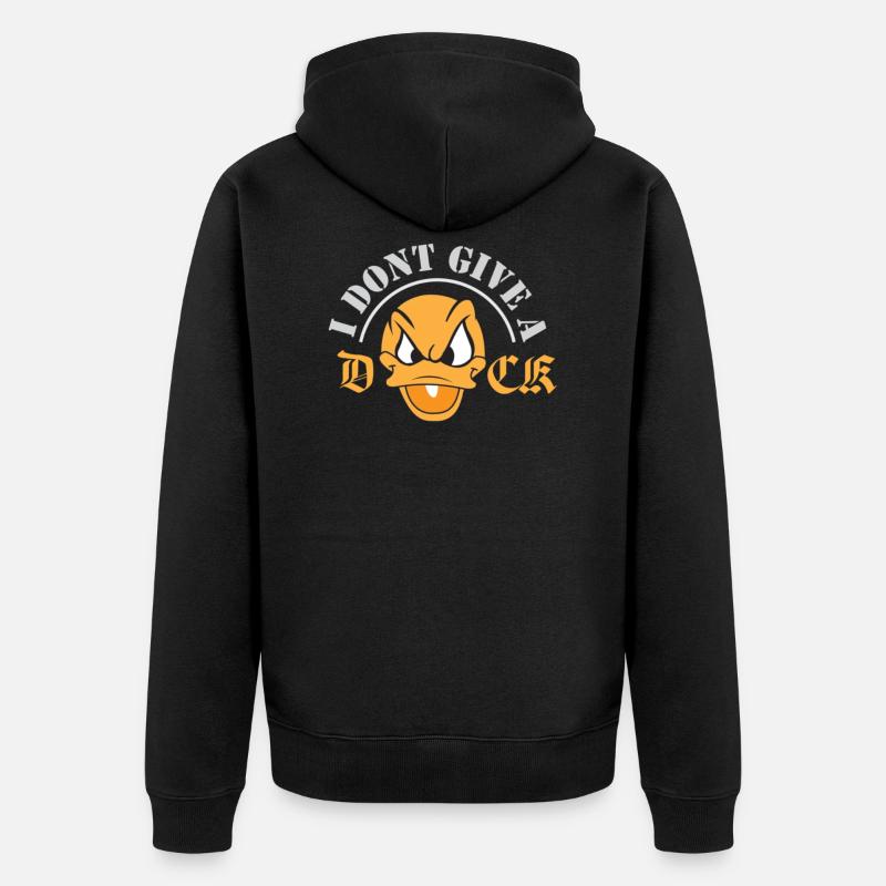 Canard - Veste à capuche bio Premium Unisexe - noir