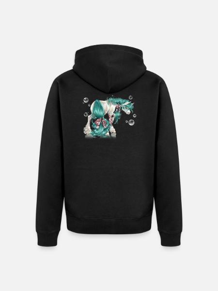 Opalina - Veste à capuche bio Premium Unisexe - noir
