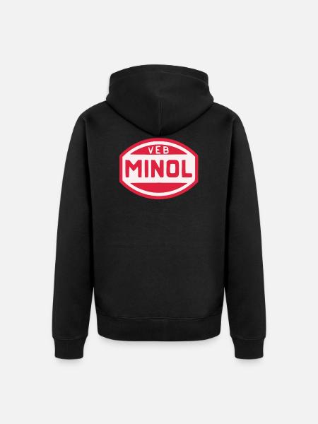 VEB Minol - Unisex Premium Organic Zip Hoodie - black