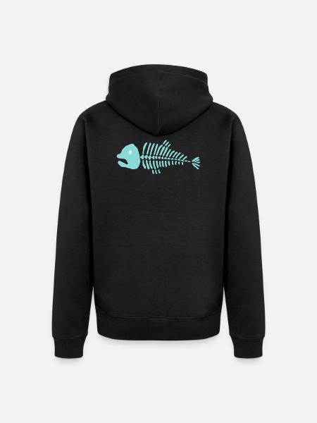 bonefish - Veste à capuche bio Premium Unisexe - noir