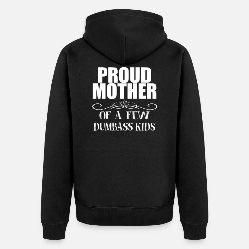Mère Maman - Veste à capuche bio Premium Unisexe - noir