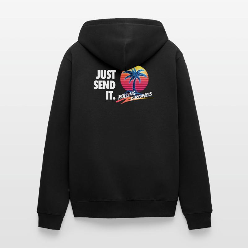 Just Send It @ RollingDrones Unisex Premium Organic Zip Hoodie