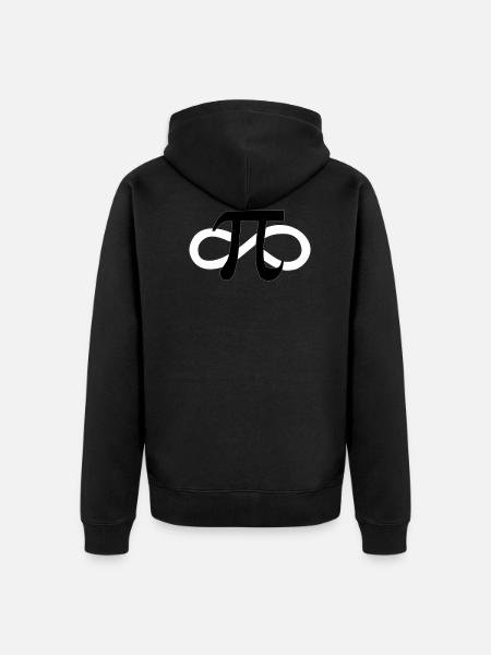 L’infini - Veste à capuche bio Premium Unisexe - noir