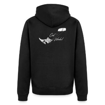 Kitesurf Kitesurf Kitesurf Cadeau Rétro - Veste à capuche bio Premium Unisexe - noir - Dos - Nico (187cm)