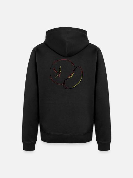 nectarine - Veste à capuche bio Premium Unisexe - noir