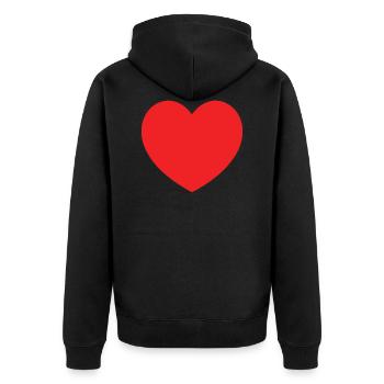 Red Heart - Veste à capuche bio Premium Unisexe - noir - Dos - Nico (187cm)