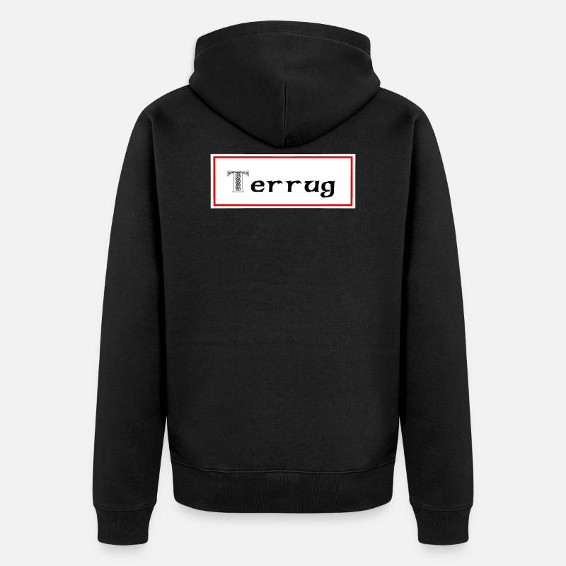 terrug telgruc sur mer - Veste à capuche bio Premium Unisexe - noir