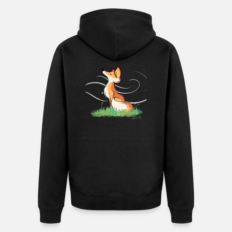se détendre - Veste à capuche bio Premium Unisexe - noir