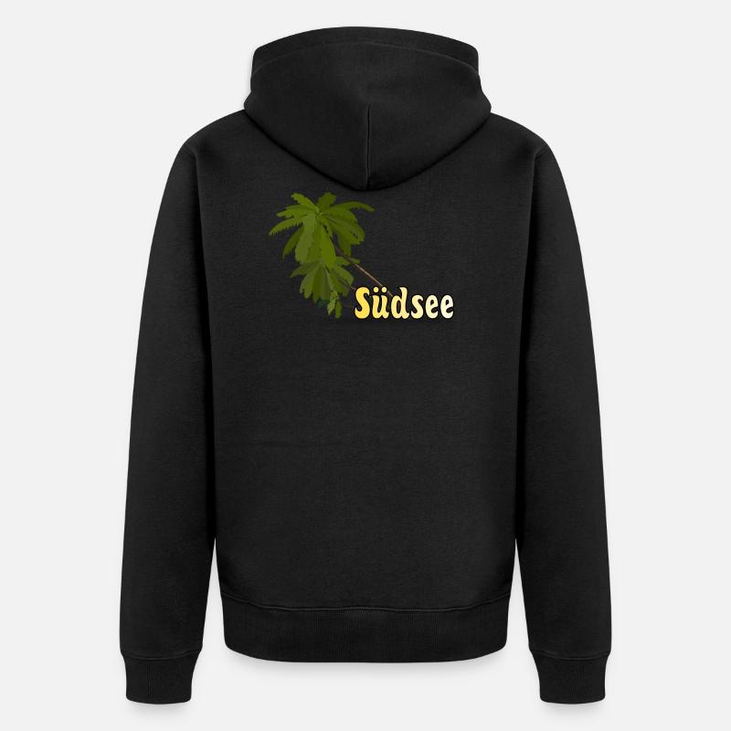 mers du Sud - Veste à capuche bio Premium Unisexe - noir