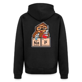 chimie - Veste à capuche bio Premium Unisexe - noir - Dos - Nico (187cm)