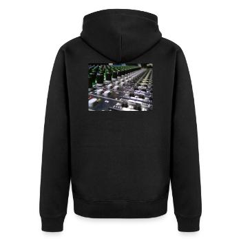 Table de mixage Musicsound - Veste à capuche bio Premium Unisexe - noir - Dos - Nico (187cm)