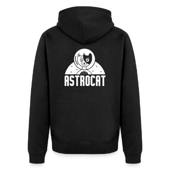 Chat Chaton Pet Astronaut Cadeau - Veste à capuche bio Premium Unisexe - noir - Dos - Nico (187cm)