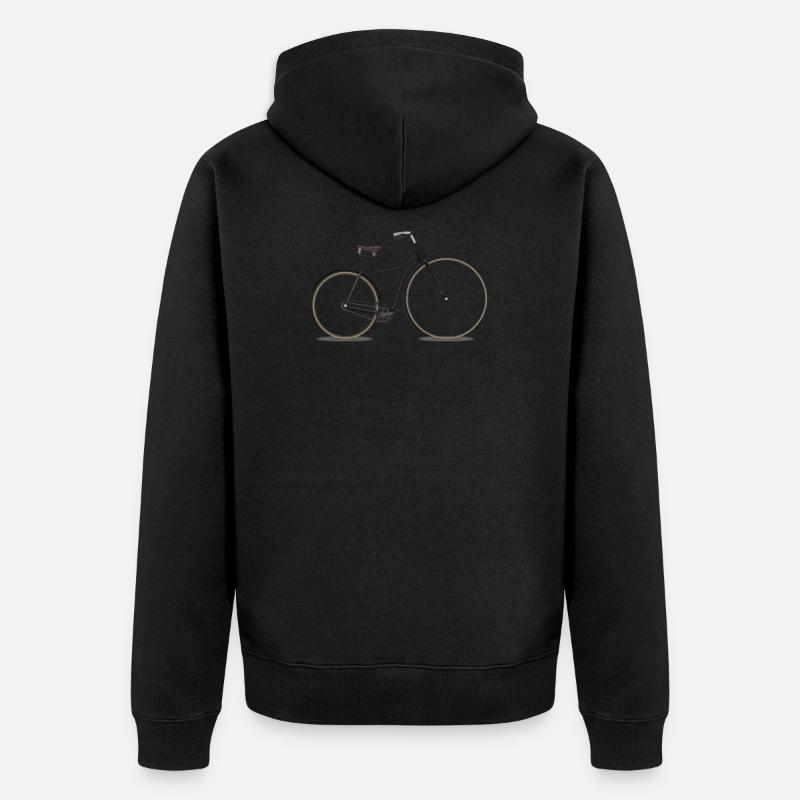 vélo - Veste à capuche bio Premium Unisexe - noir