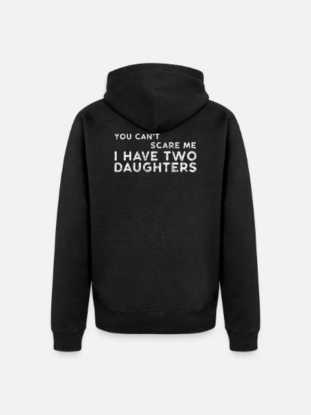 Tocher Vater Geschenk Vatertag Lustig - Premium økologisk unisex-hættejakke - sort