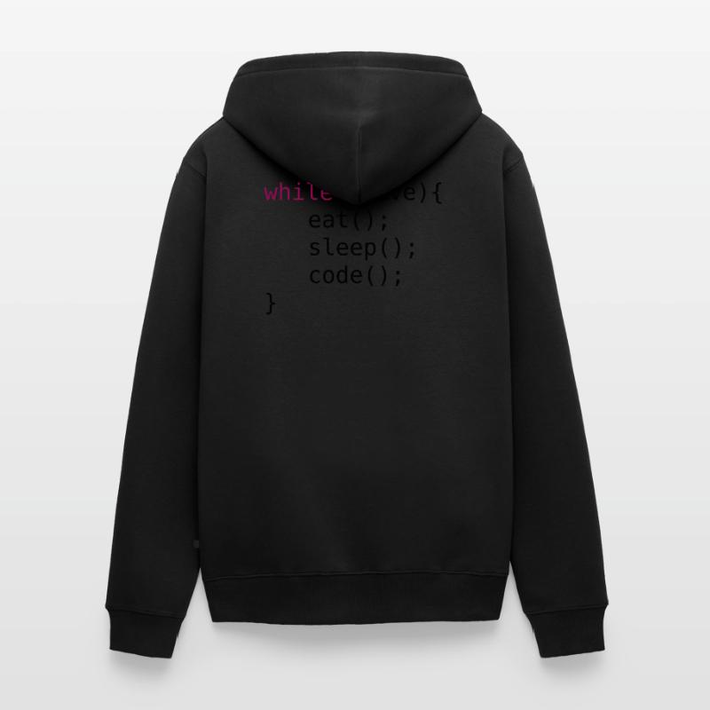 Code source drôle Veste à capuche bio Premium Unisexe