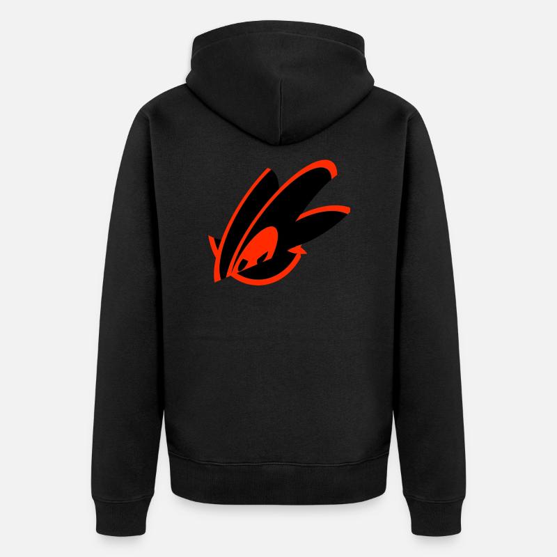 igel design - Veste à capuche bio Premium Unisexe - noir