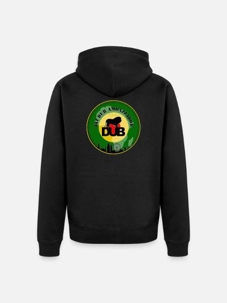 Dub Ambassador - Unisex Premium Organic Zip Hoodie - black