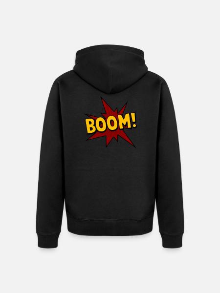 boom! - Comic - Unisex Premium Organic Zip Hoodie - black