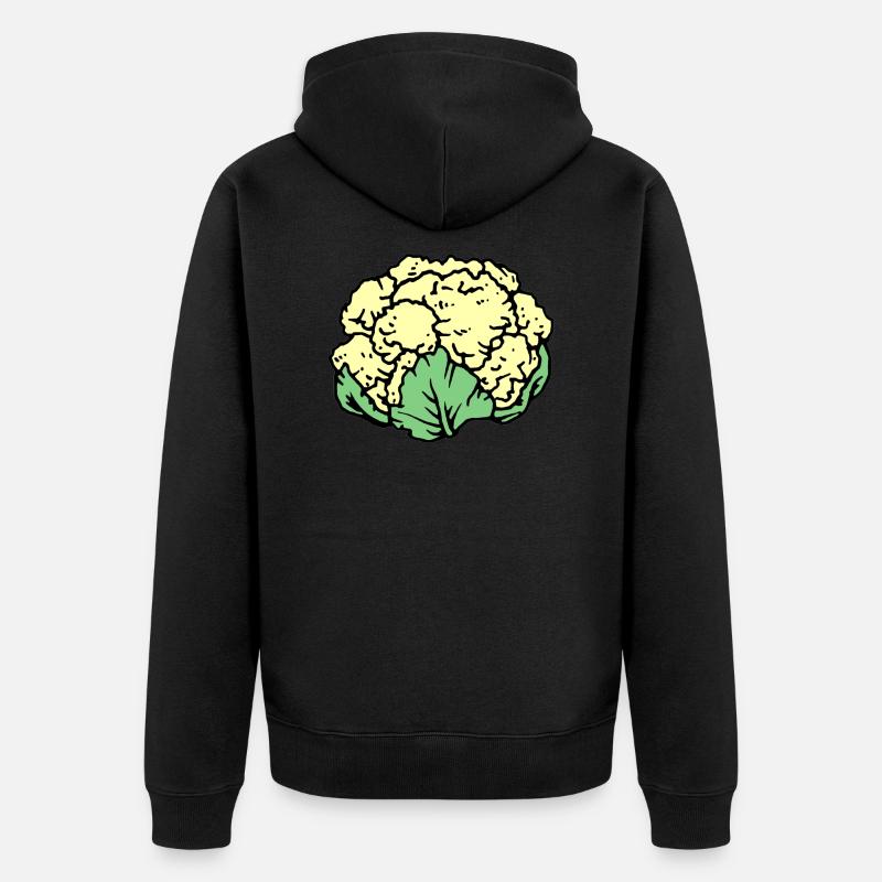 chou-fleur - Veste à capuche bio Premium Unisexe - noir