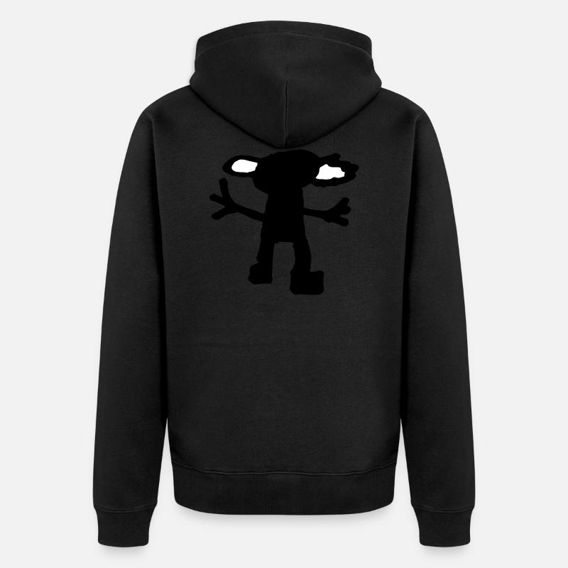 diablotin - Veste à capuche bio Premium Unisexe - noir