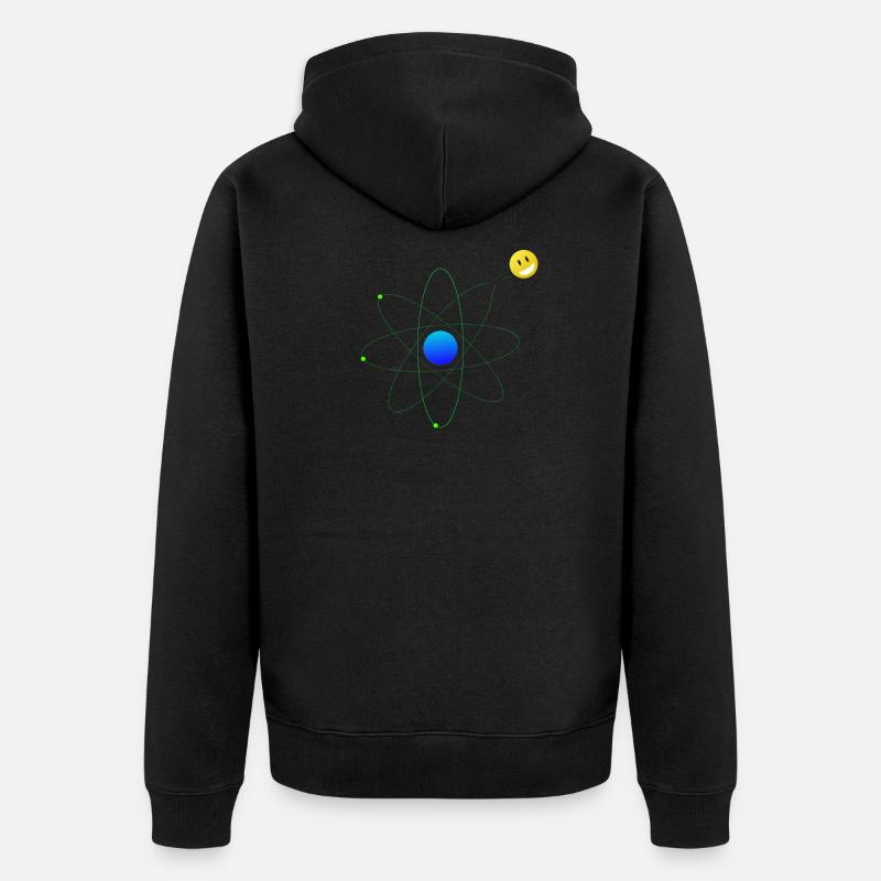 électron libre - Veste à capuche bio Premium Unisexe - noir