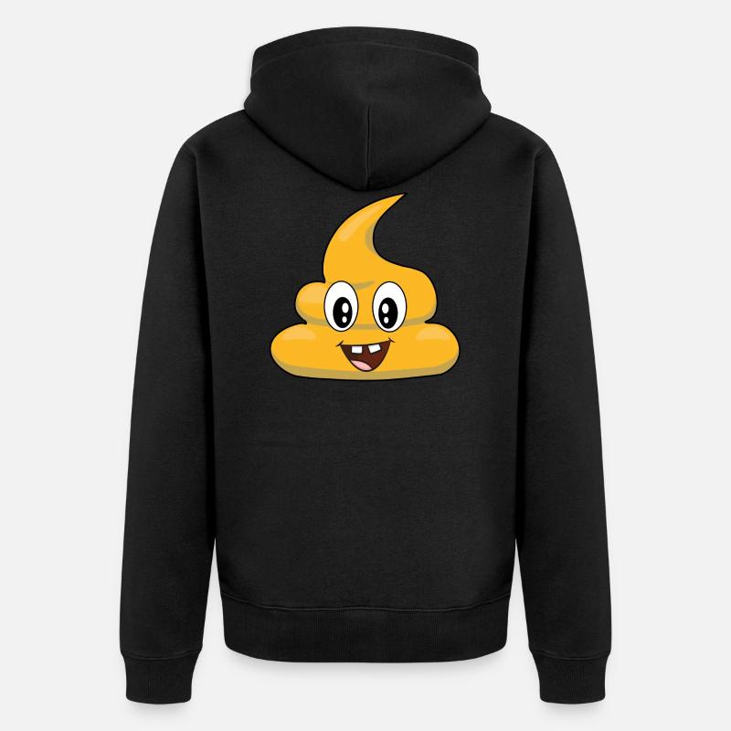 Logo Turd poli - Veste à capuche bio Premium Unisexe - noir