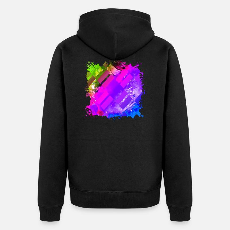 Hip Hop Rap DJ - Veste à capuche bio Premium Unisexe - noir