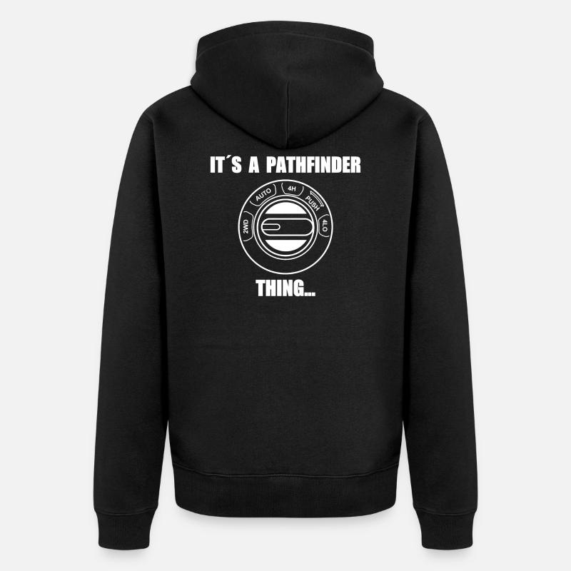 C'est une chose Pathfinder - Veste à capuche bio Premium Unisexe - noir
