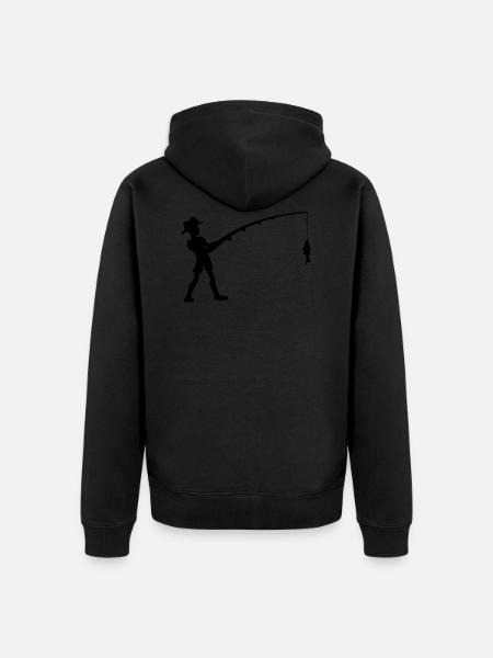 Pêche Pêche Angel - Veste à capuche bio Premium Unisexe - noir